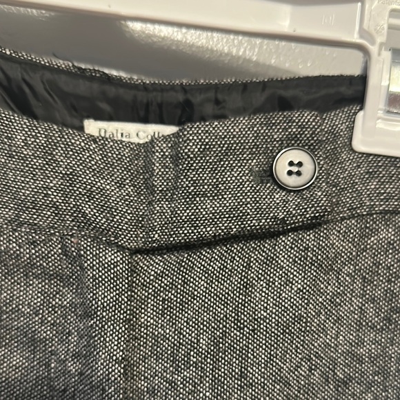 Dalia Collection Gray Dress Jumpsuit with Wool-Blend Fabric - Picture 5 of 8